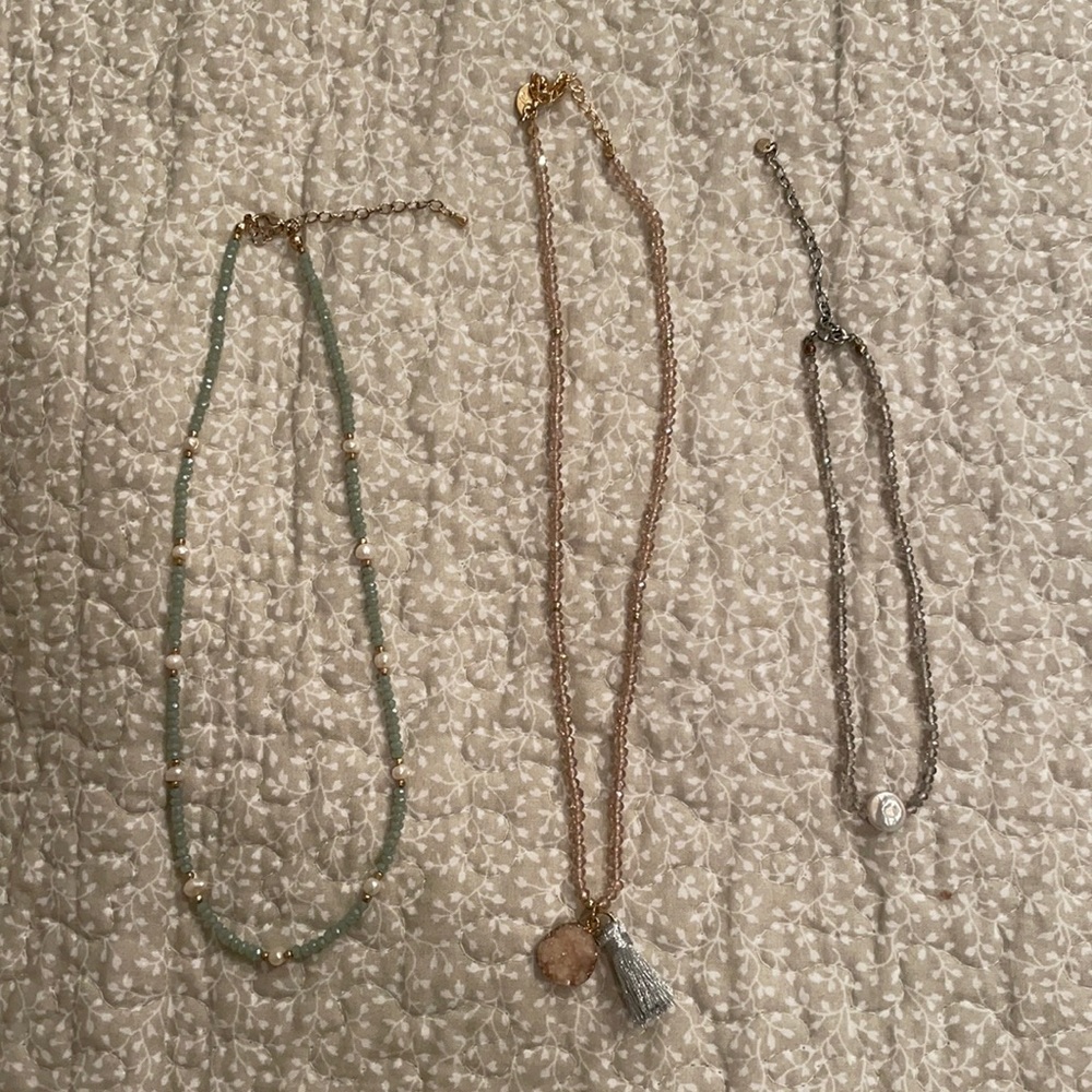 Bundle of three necklaces